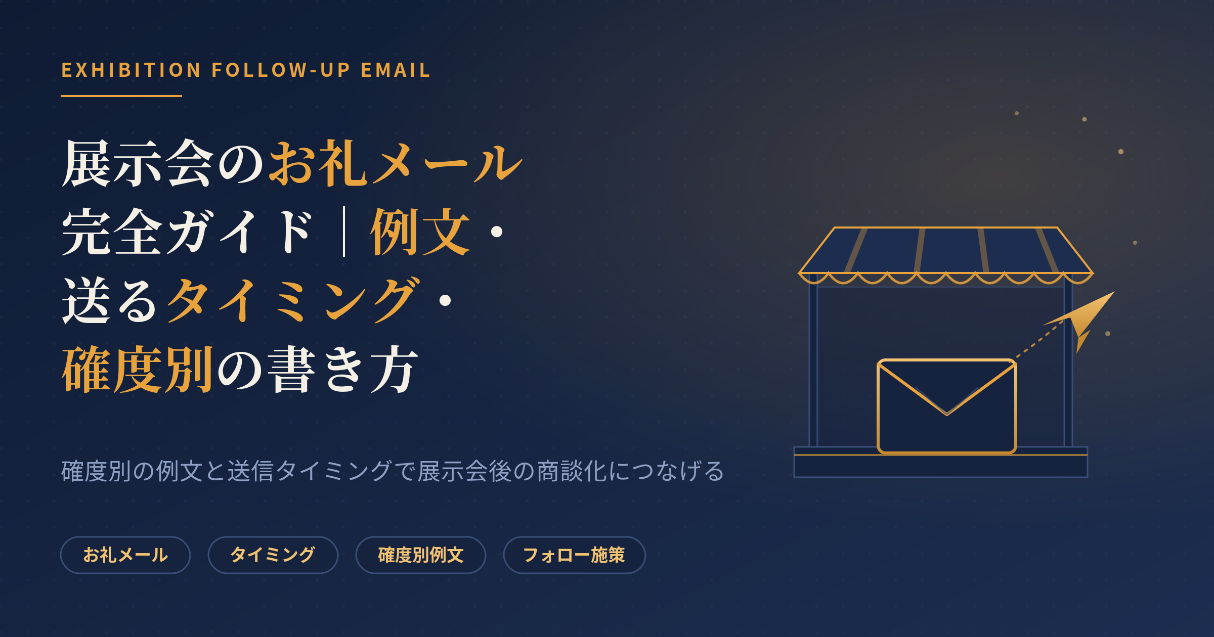展示会のお礼メール
