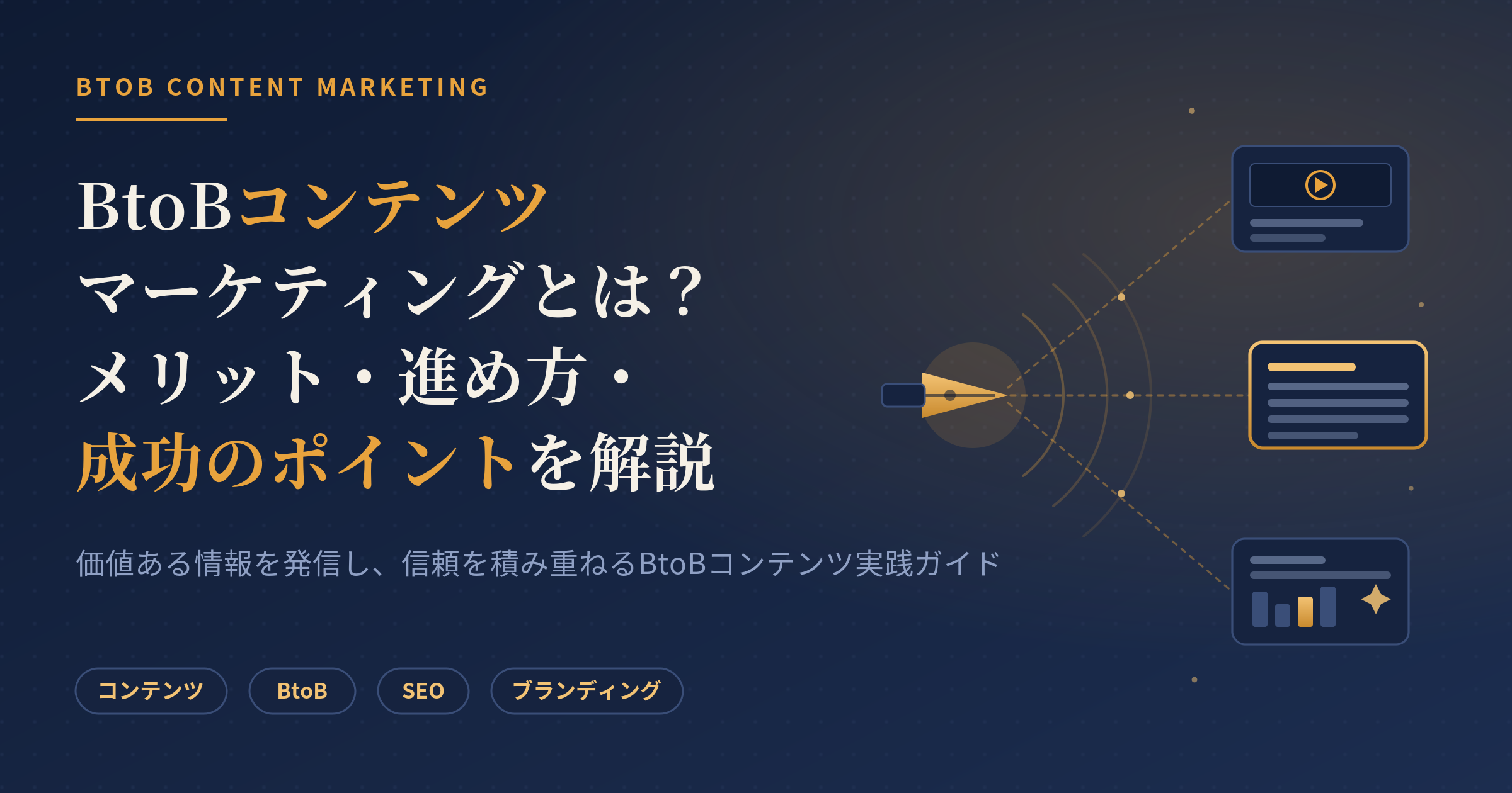 コンテンツマーケティング btob