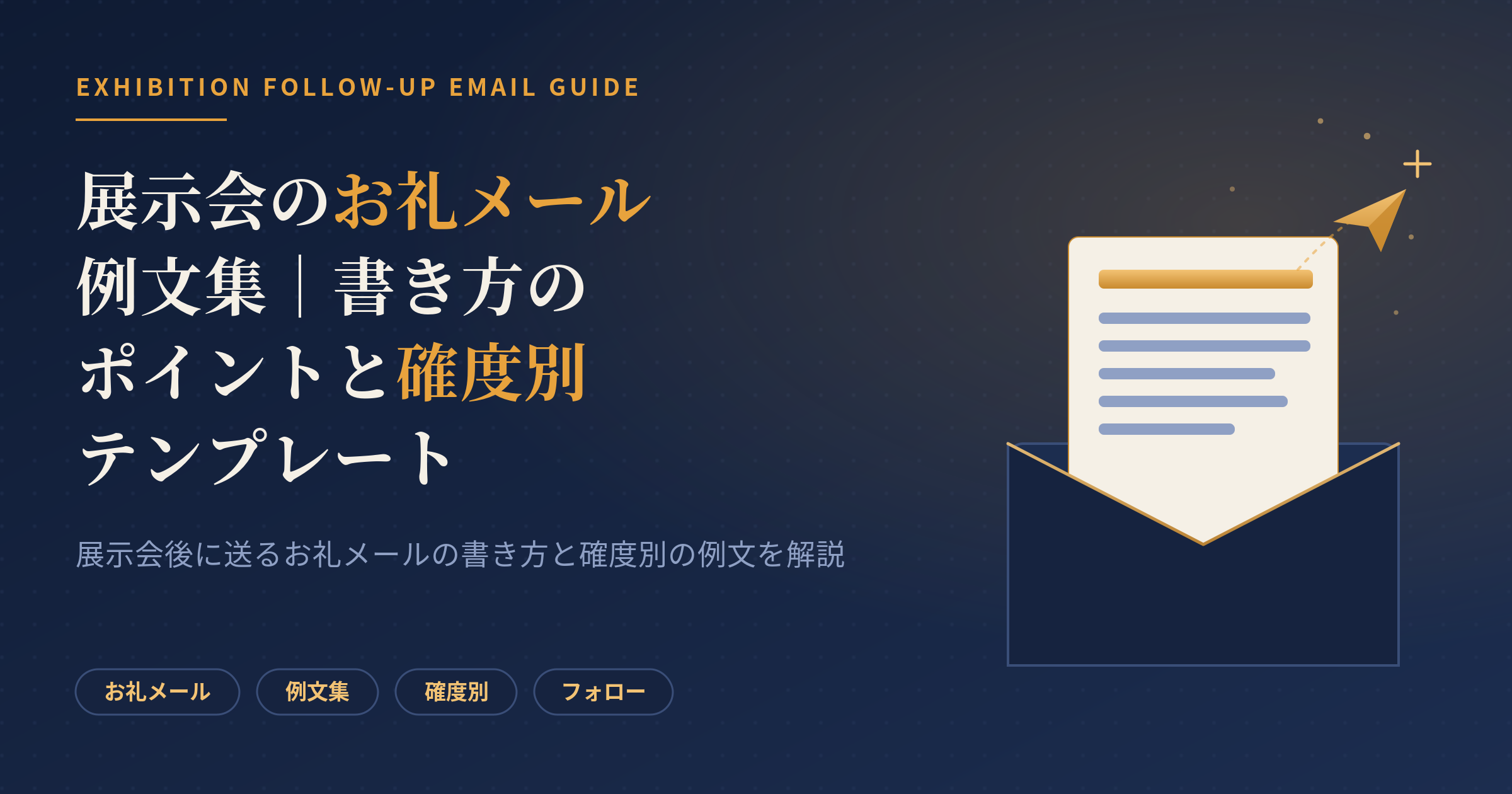 展示会 お礼メール 例文