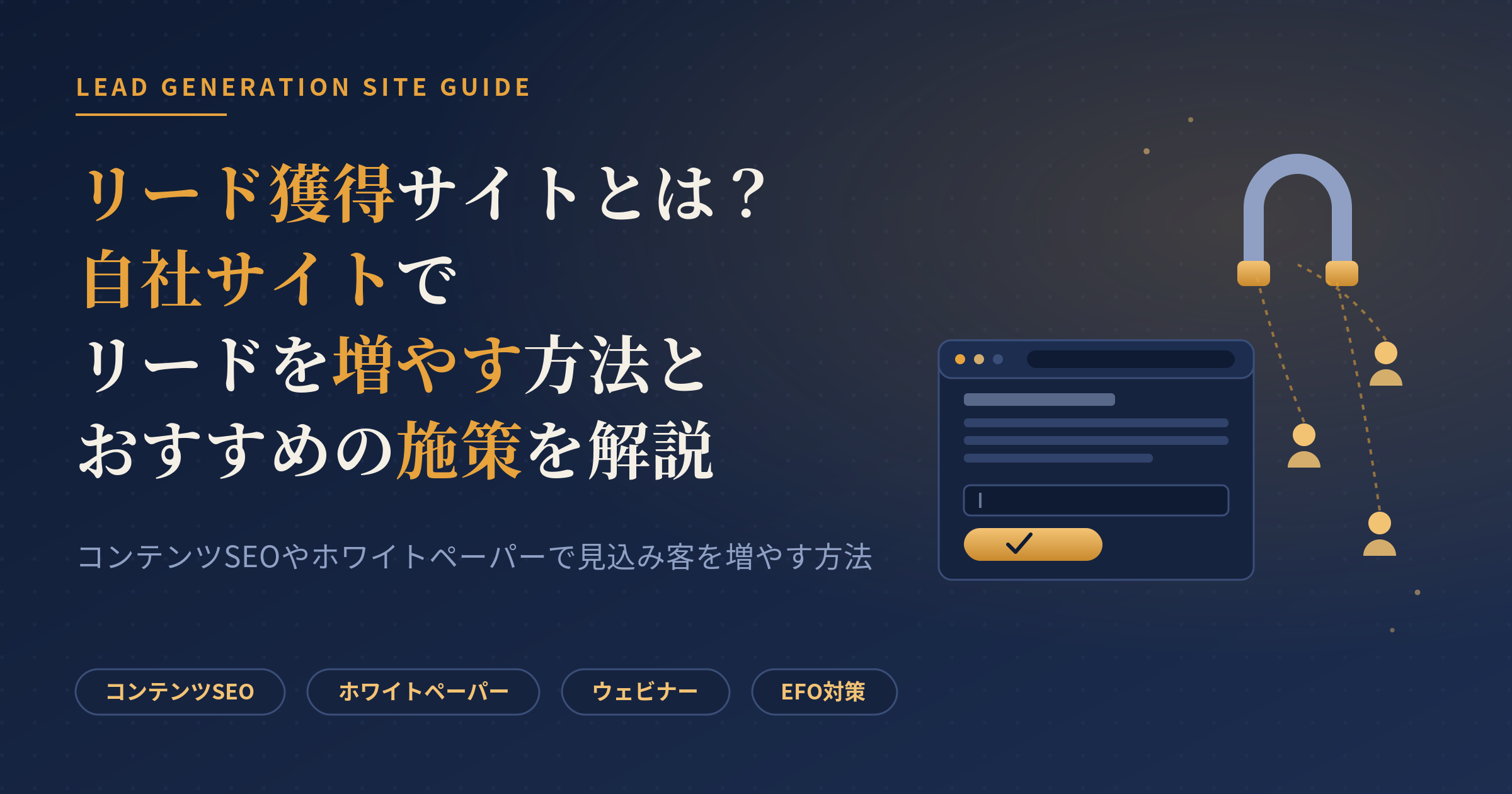リード獲得 サイト