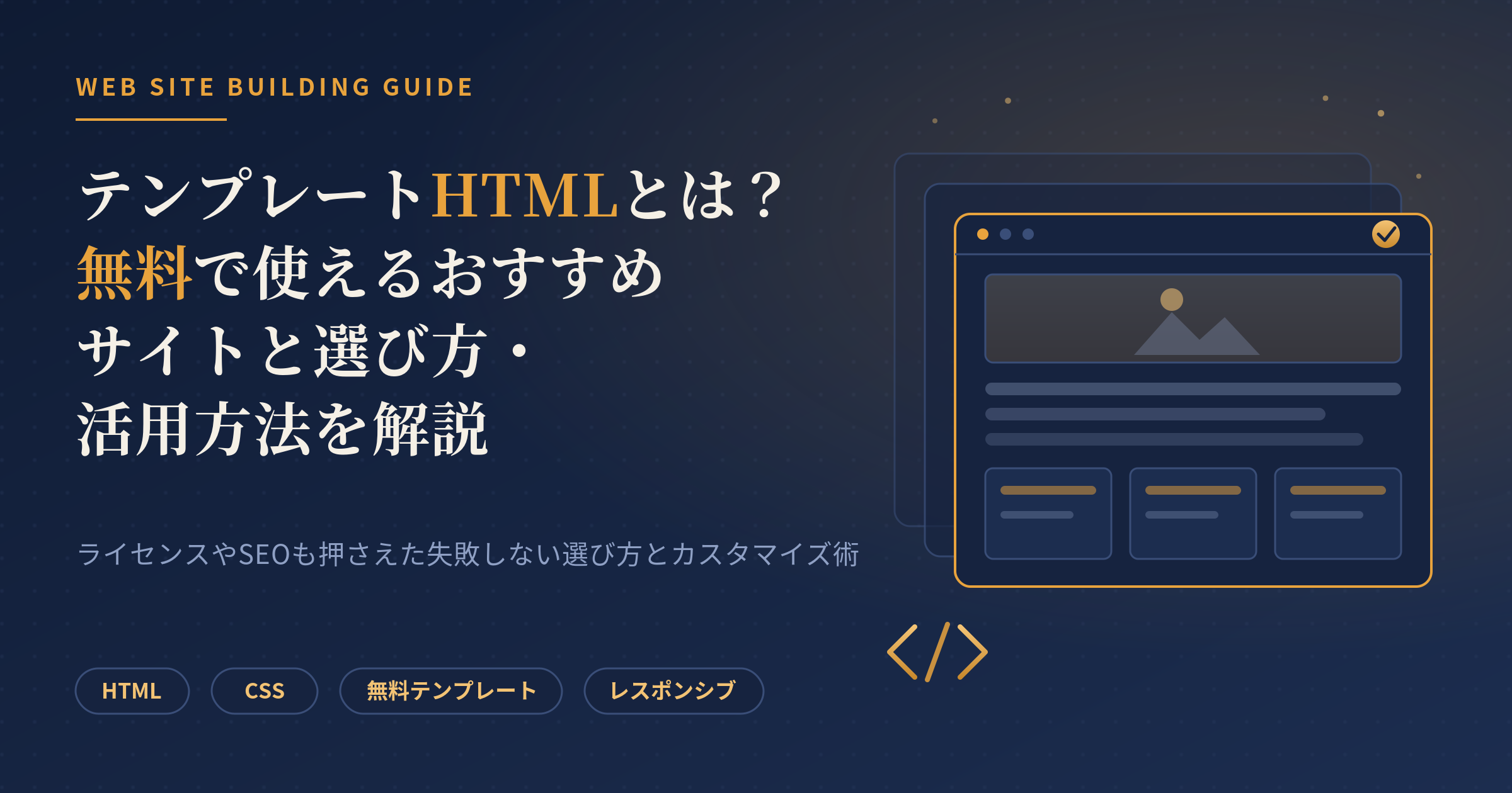 テンプレートhtml
